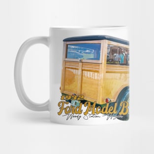 1932 Ford Model B Woody Station Wagon Mug